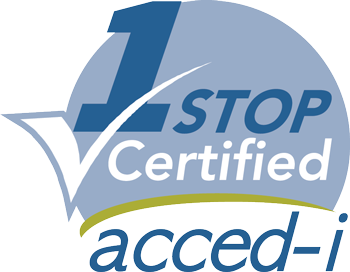 1 Stop Certified acced-i logo