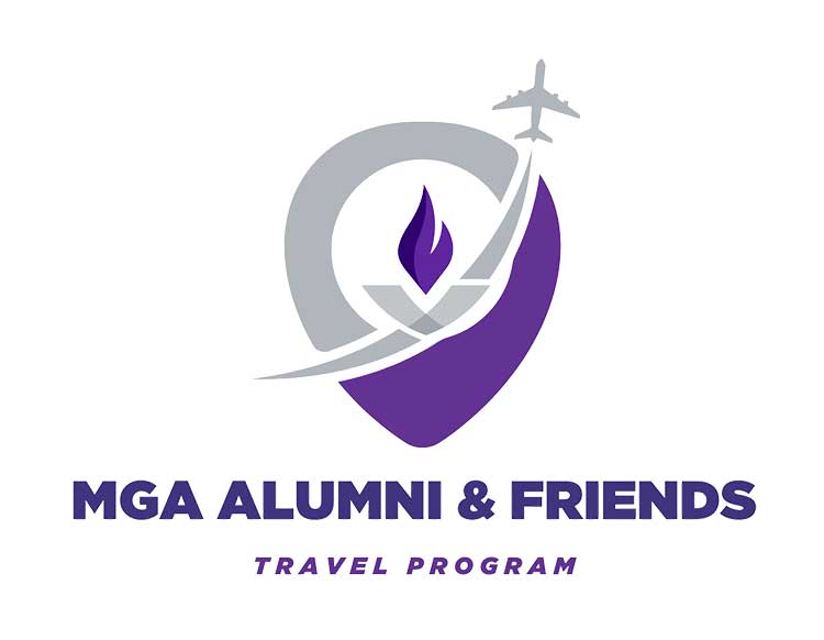 Logo for the MGA Alumni and Friends Travel Program