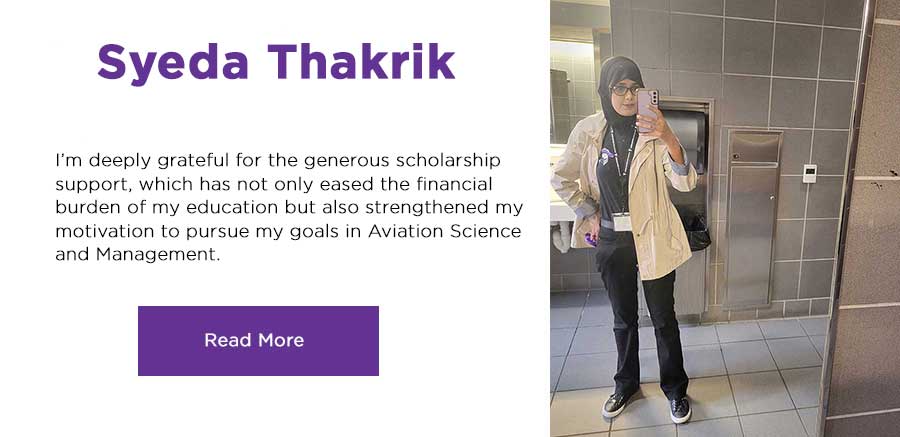 Syeda Thakrik, read her story. click here.