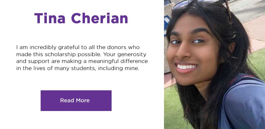 Tina Cherian, read her story. click here.