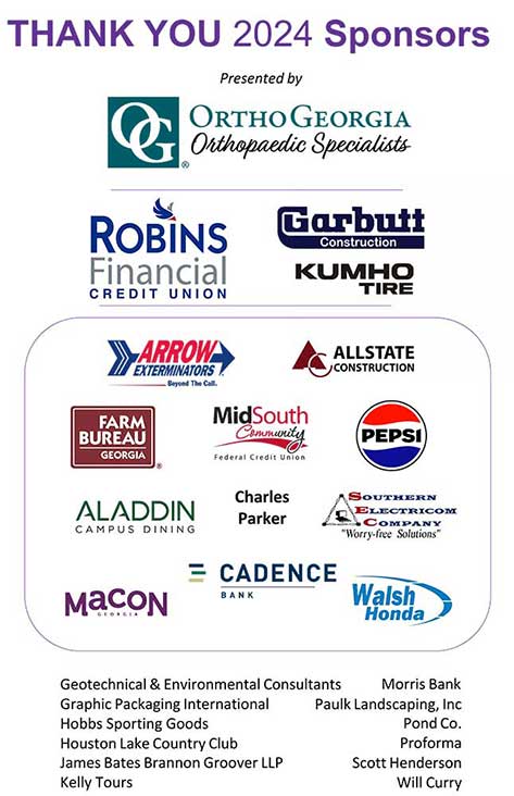 Thanks to all of our sponsors for the Annual Knights Golf Tournament