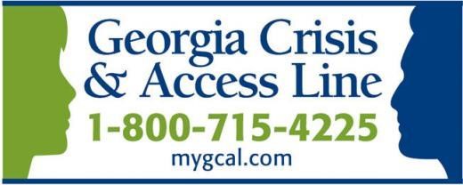 Georgia Crisis and Access Line 1-800-715-4225 or mygcal.com