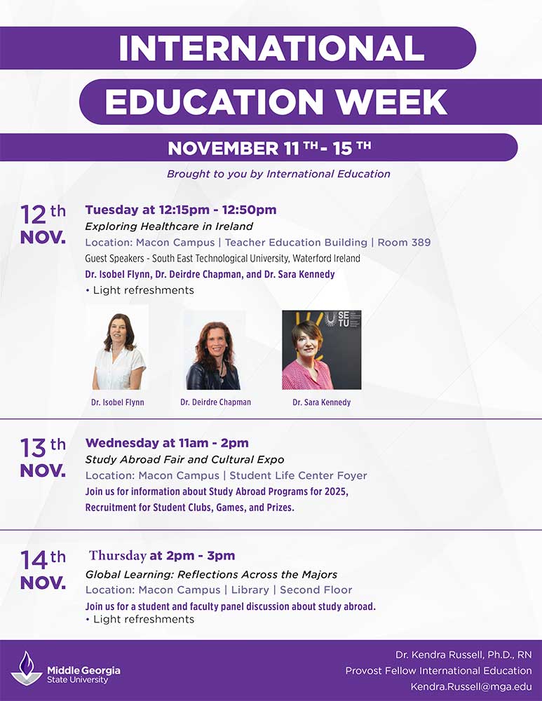 International Education Week flyer