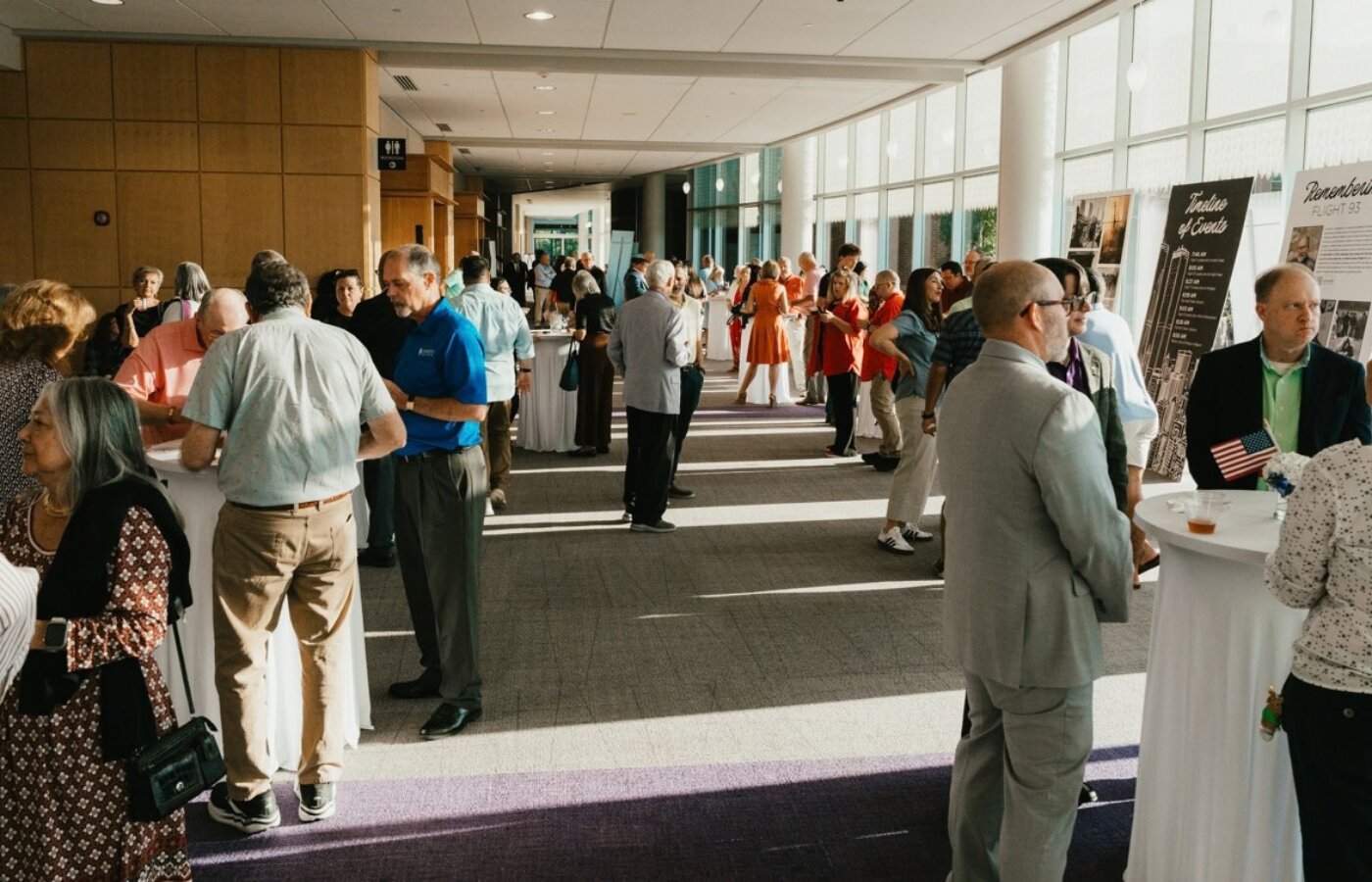 crowd of attendees for Colonel Tillman's Jennings Lecture, Zero Fail Mission