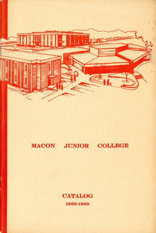 1968 Macon Junior College Catalog cover