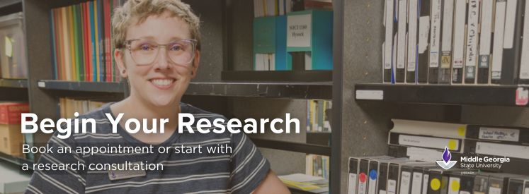 Begin Your Research book an appointment or start with a research consultation