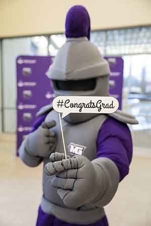 Duke Knight says congrats grads