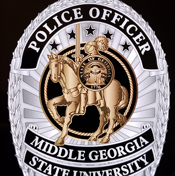 Image of Middle Georgia State University police badge