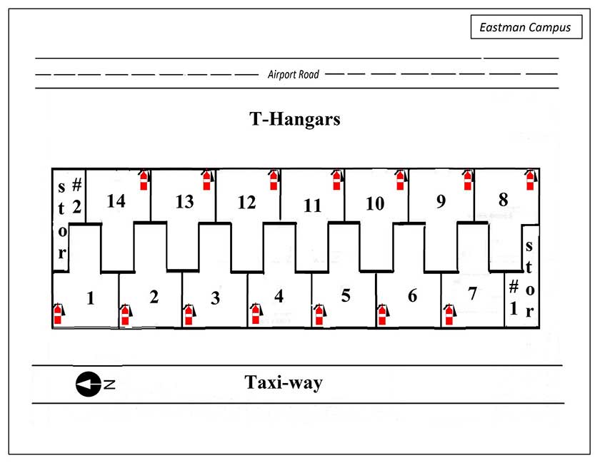 T-Hangars Safety Diagram