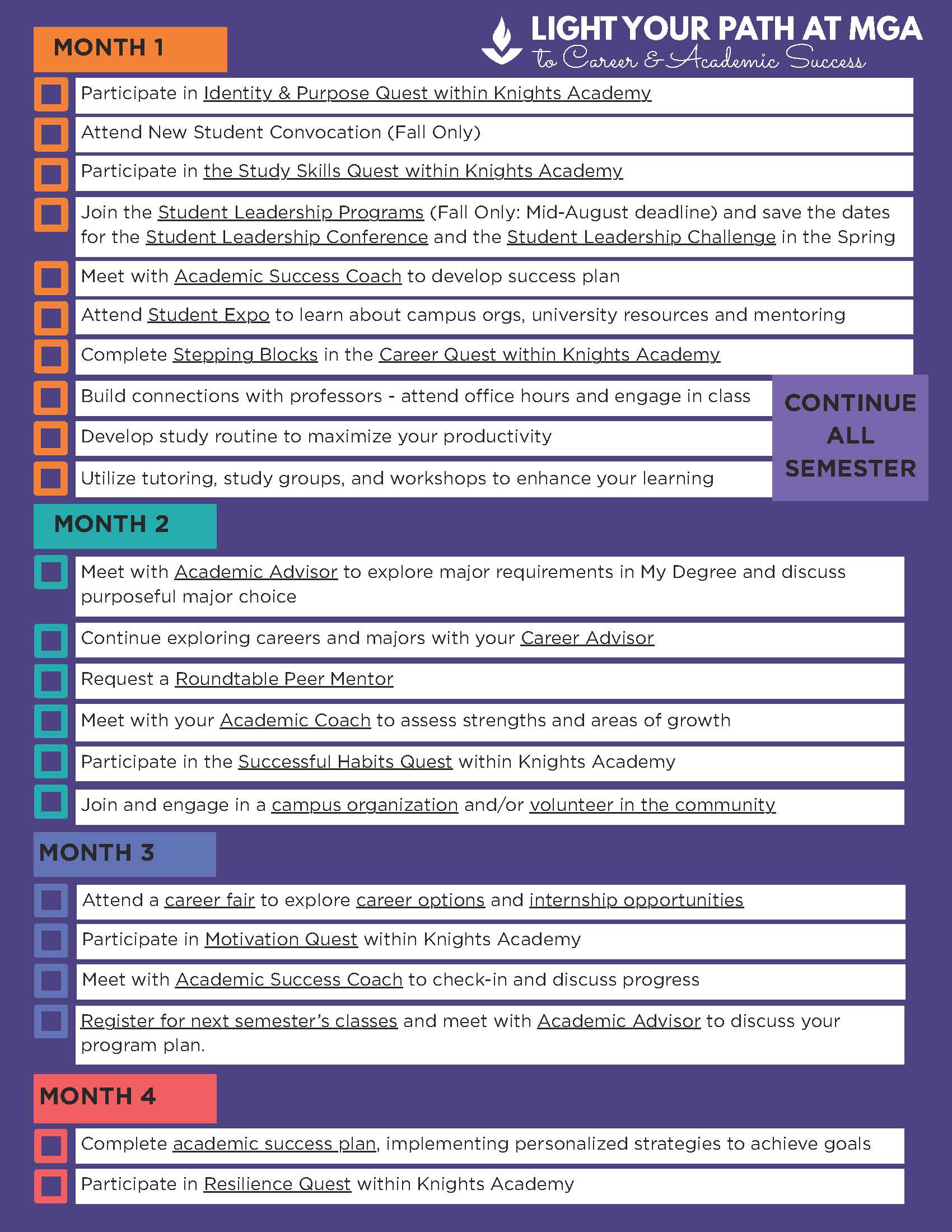 Light Your Path at MGA